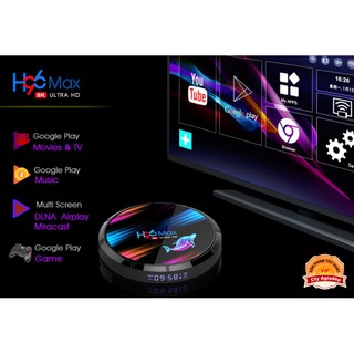Mua TV BOX H96max 8K S905X3 Ram 4+64 Bluetooth tivibox - Hàng siêu xịn