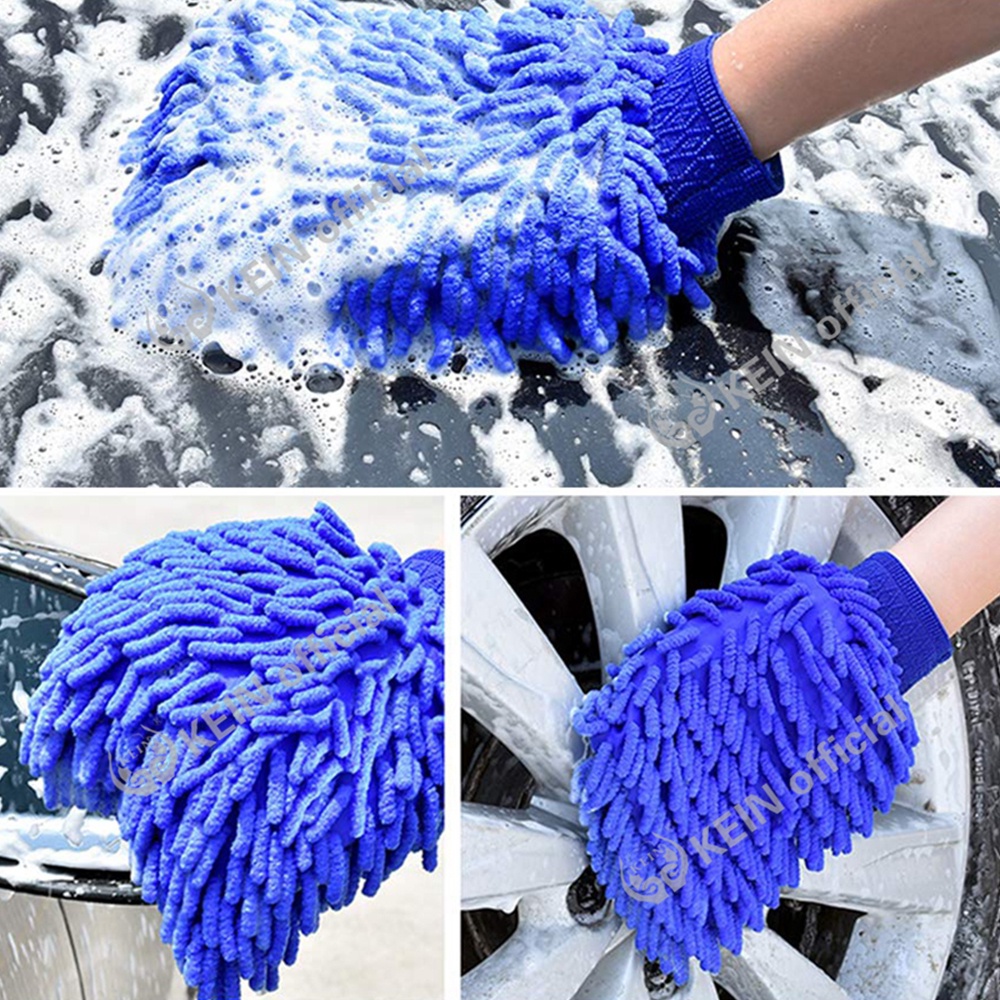 Găng tay lau xe hơi vải microfiber mềm mại