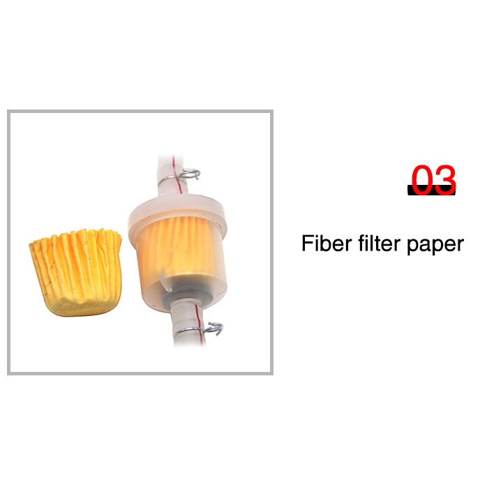 Bộ Lọc Nhiên Liệu + Ống Dẫn Nhiên Liệu + Kẹp Đường Dây Thông Dụng Cho Xe Mô Tô Địa Hình ATV