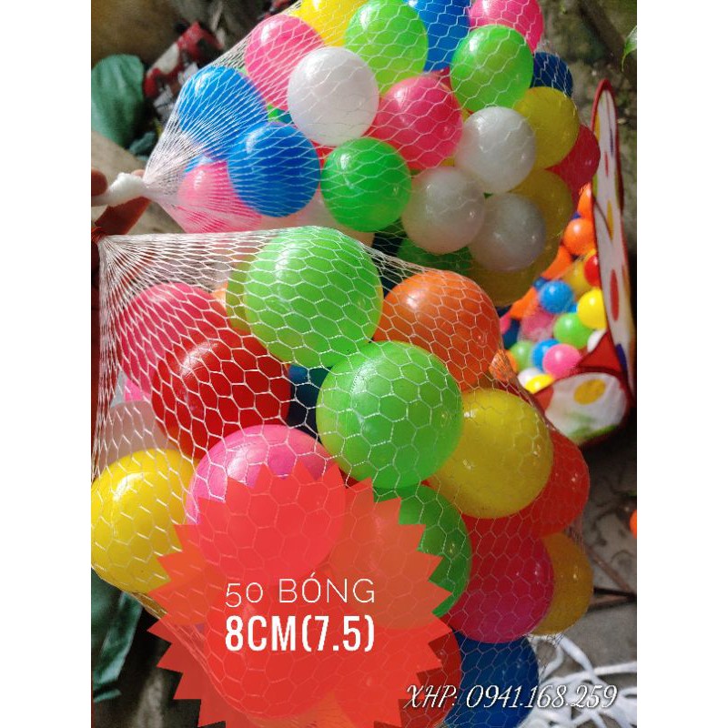 100 bóng nhựa Việt Nam 8cm ✅ đồ chơi trẻ em