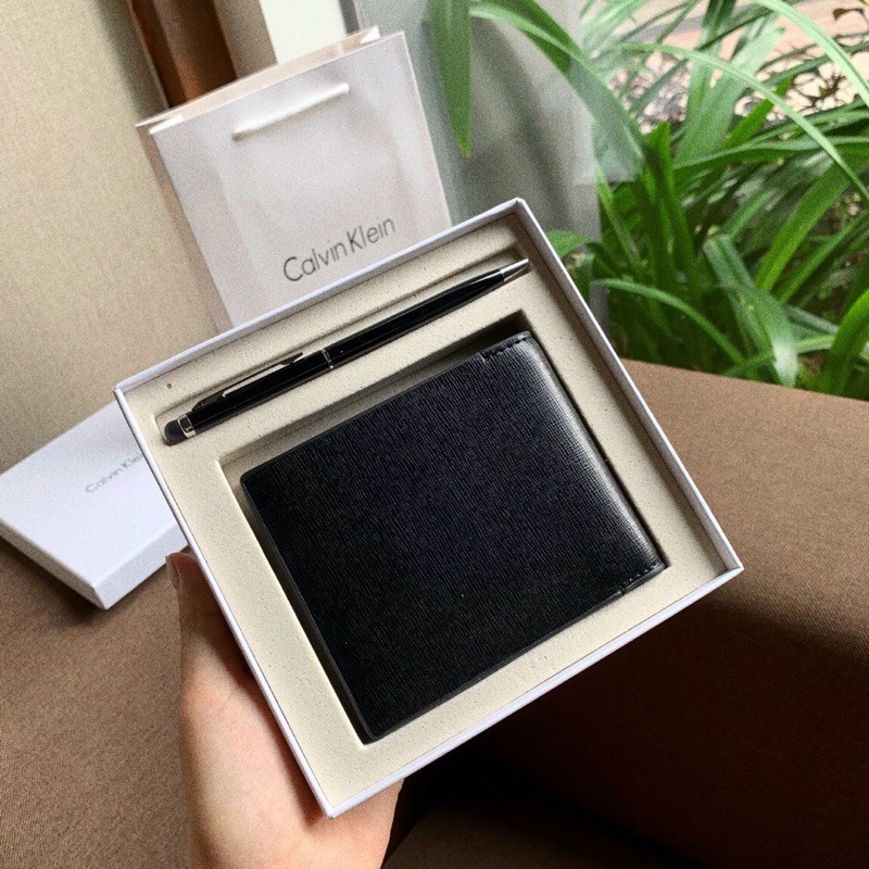 Set VÍ Da Thật và bút xuất dư xịn