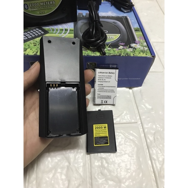 Loa Trợ Giảng Daile Q92 Có Điều Khiển ,Loa Vỏ Kim Loại Nhử Chim