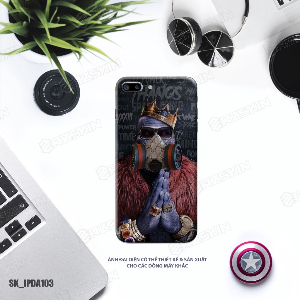 Miếng Dán Skin Thanos Độc Lạ IPhone 7 - 14 Pro Max |SK_IPDA103| In Hình Sắc Nét, Film Chính Hãng, Khuôn Cắt CNC Dễ Dán