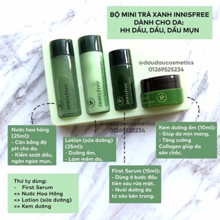Set 4 món Innisfree
