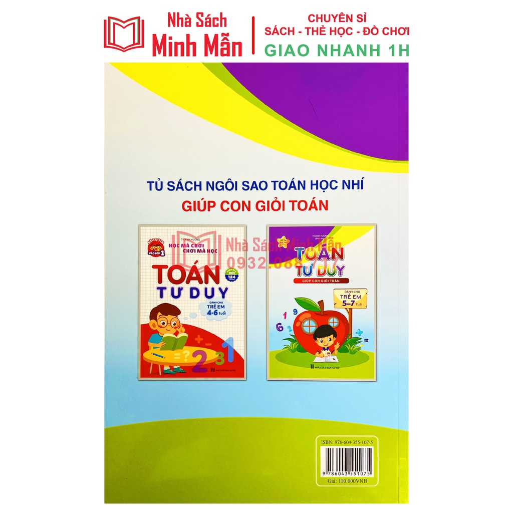 Sách - Toán Tư Duy Cho Trẻ Từ 5-7 Tuổi