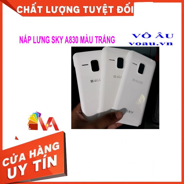 NẮP LƯNG SKY A830 MÀU TRẮNG