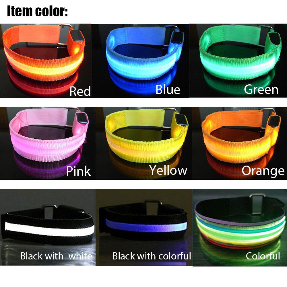 1 Vòng Đeo Tay Đèn LED Phản Quang An Toàn Khi Chạy Bộ Ban Đêm
