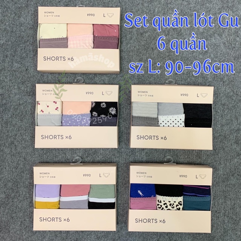 [2021 NEW] QUẦN LÓT COTTON GU JAPAN
