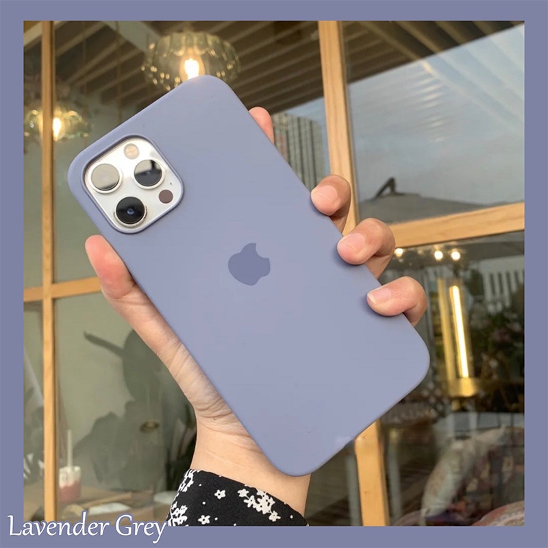 Ốp điện thoại màu tím trơn cho iPhone 12 Pro Max 12Pro 12 Mini iPhone SE2020 11Pro Max 11Pro 11 iX XR XS Max 7 8 Plus