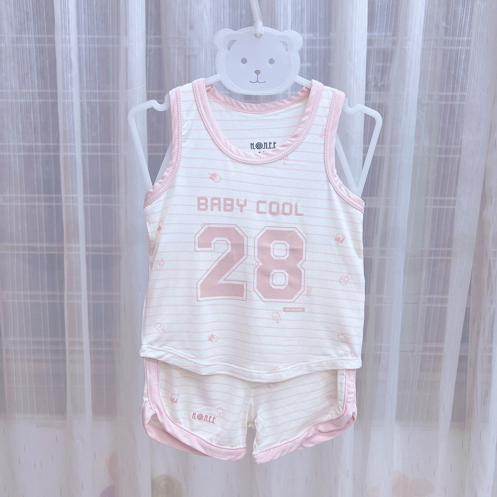 Bộ Ba Lỗ thể thao Bamboo cho bé từ 6 tháng đến 18 tháng