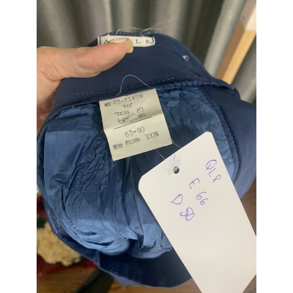 QUẦN CULOTTES XANH NAVY DÁNG NGẮN NHẬT, 2HAND, SECONHAND, SI TUYỂN CHỌN NHẬT HÀN, SIZE S- ẢNH THẬT - [QC8] 2&T WEAR