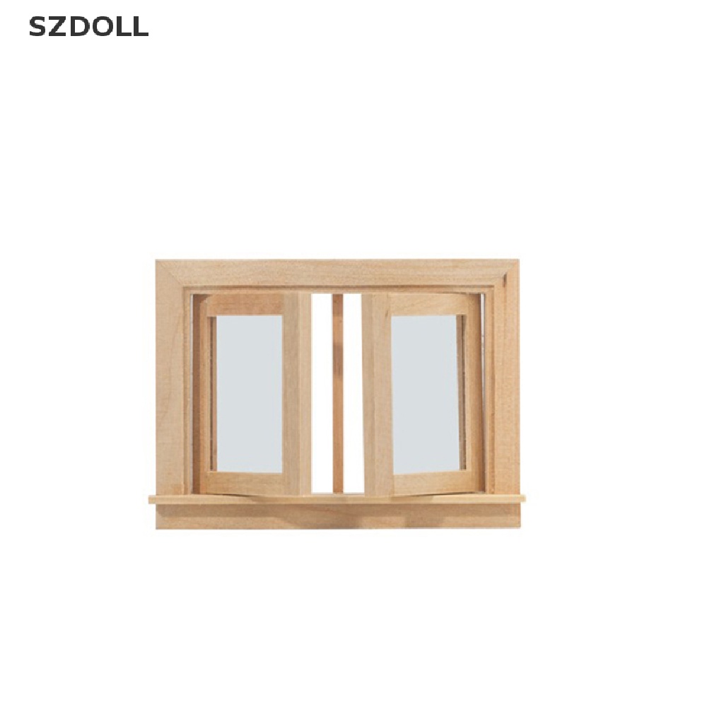 Mô hình cửa ra vào và cửa sổ cho nhà búp bê tỉ lệ 1:12