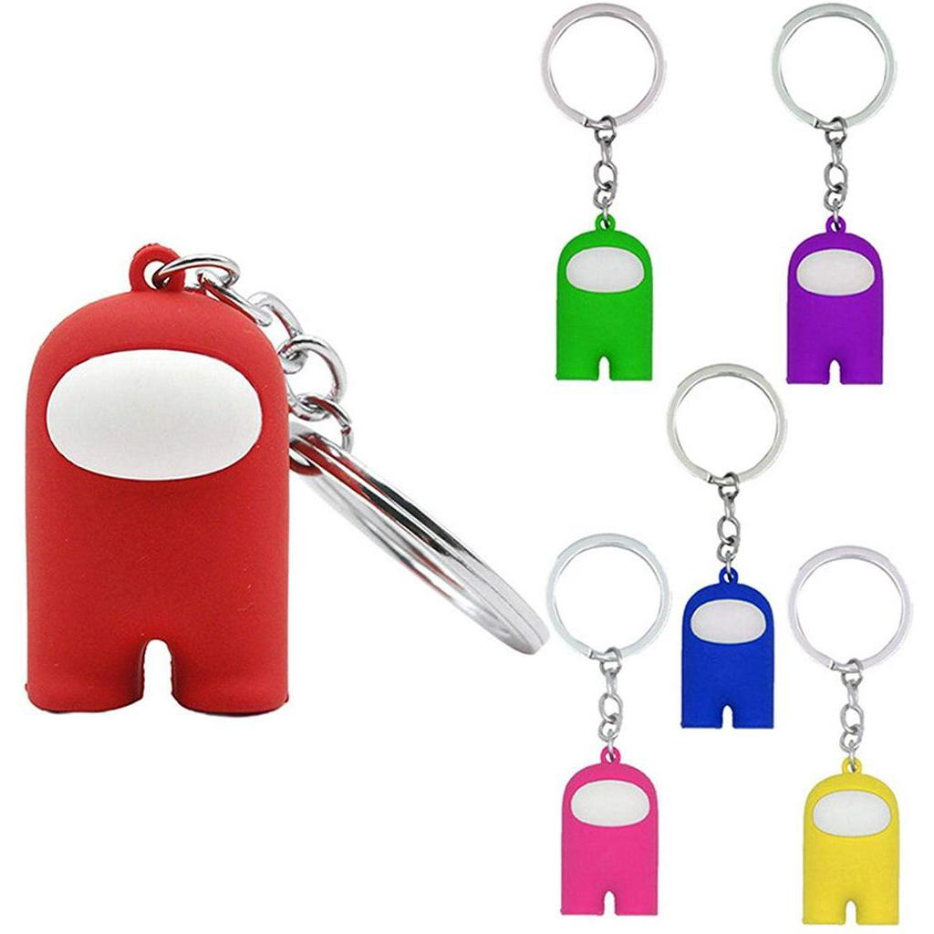 Móc chìa khóa hình nhân vật trò chơi  quà tặng Giáng sinh dễ thương