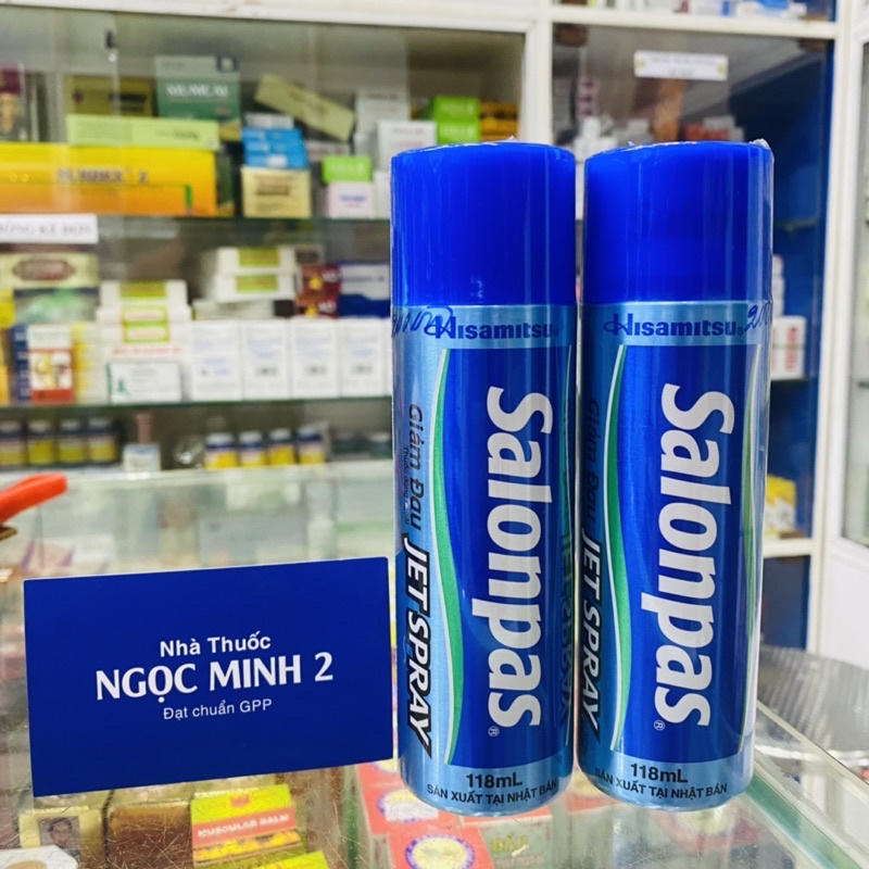 ✅ [CHÍNH HÃNG]XỊT SPRAY SALONPAS JET SPAY MẪU MỚI