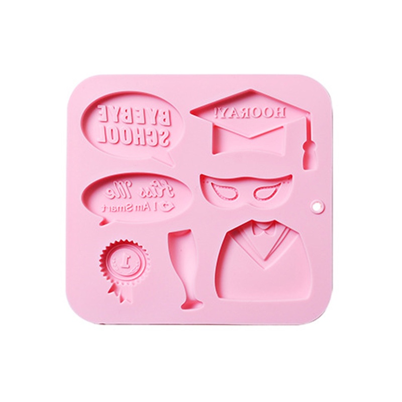 Khuôn Silicone Làm Bánh 7 Ngăn Chủ Đề Tốt Nghiệp
