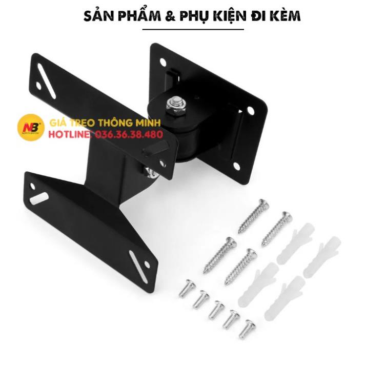 [Trục Thép ] Giá Treo Màn Hình Máy Tính F01 17 - 32 Inch / Xoay 180 Độ ( Gắn Tường ) | BigBuy360 - bigbuy360.vn
