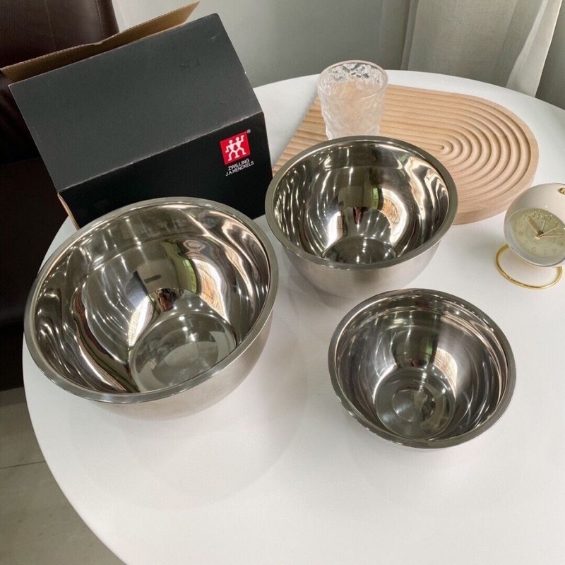 SÉT 3 ÂU TRỘN INOX ZWILLING