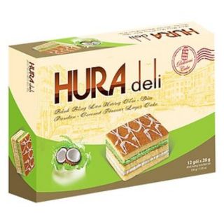 Bánh bông lan hương Cốm - Dừa HURA deli | 336g
