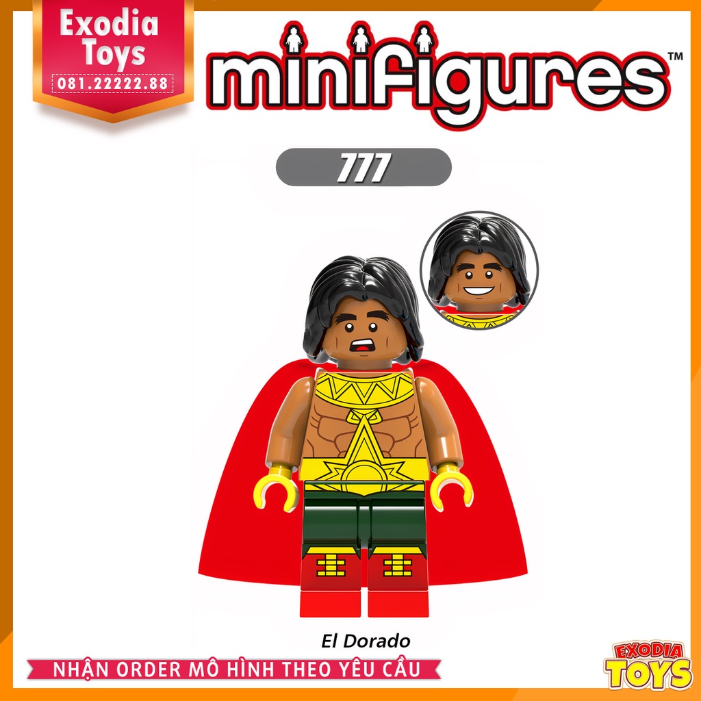 Xếp hình Minifigure DC Comics Siêu anh hùng và kẻ phản diện  - Đồ Chơi Lắp Ghép Sáng Tạo - X0181