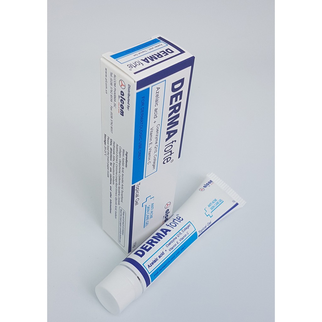 Gel Mờ Thâm Mụn Giảm Viêm Gamma Chemicals Derma Forte 15g