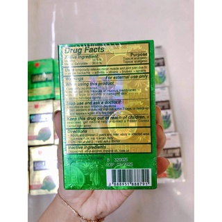 Dầu gió hiệu con Ó Eagle Mỹ ( xanh ) 24ml