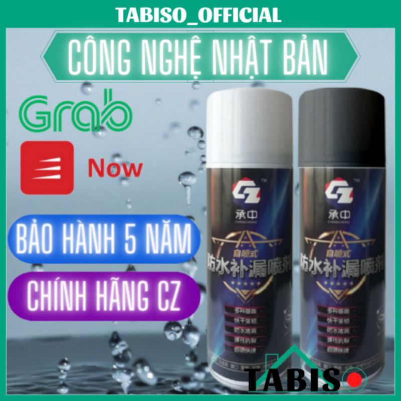 Bình Xịt Chống Thấm CZ - Sơn Bọt Epoxy Chống Thấm, Chống thấm sàn, tường, mái nhà... TABISO