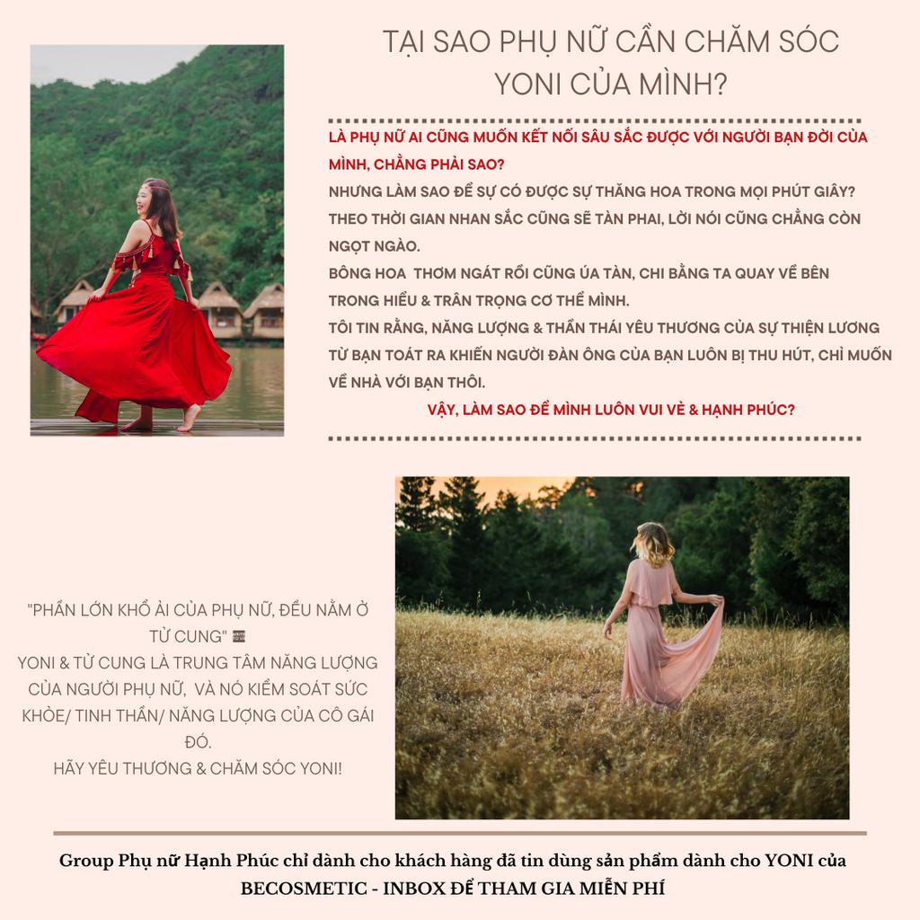 Xịt Phụ Khoa, Khử Mùi Se Khít Vùng Kín Dưỡng Ẩm, Làm Hồng, Giảm Khí Hư Giúp Vùng Kín Luôn Khô Thoáng, be.cosmetic 30ml