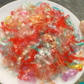  Sỉ 1kg thun cột tóc trong màu (cở đại/trung/nhí)