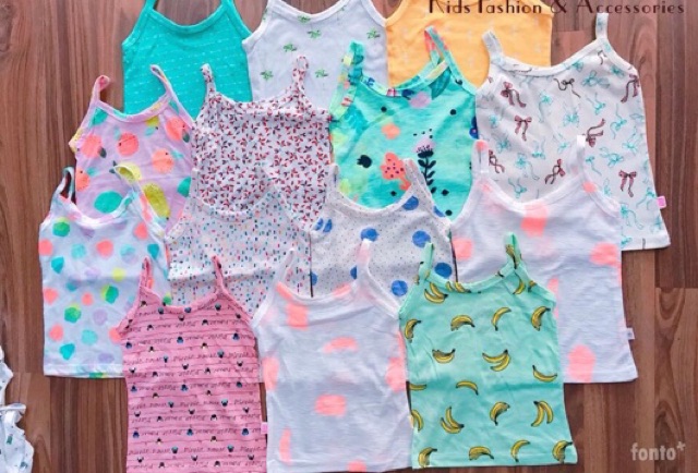 ÁO HAI DÂY BÉ GÁI CỰC ĐẸP-SET 5 CÁI-TẶNG QUÀ KHI MUA CHỈ 1 SET