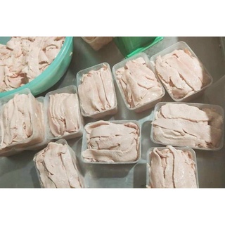 Vú heo cắt lát hộp 500gr (giao hỏa tốc TPHCM)