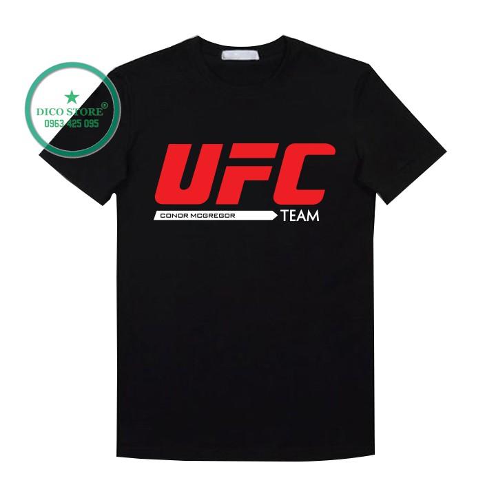 ÁO THUN NAM UFC TEAM VẢI 100% COTTON MỀM MỊN CAO CẤP