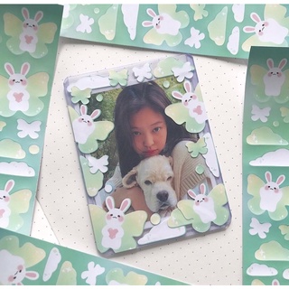 Sticker Lovely rabbit - Green