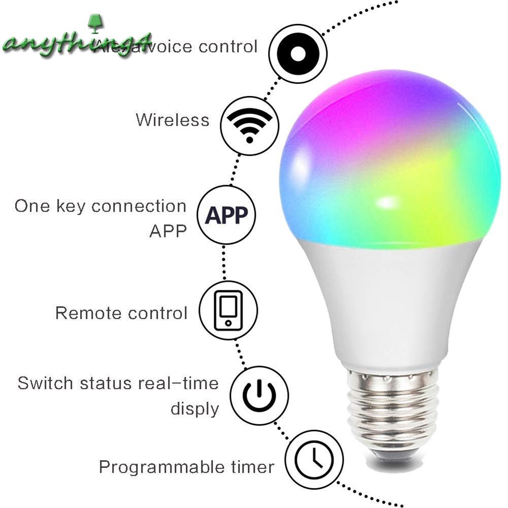 Bóng Đèn Led Thông Minh Wi-Fi E27 Điều Khiển Từ Xa Bằng Điện Thoại Alexa Và Google