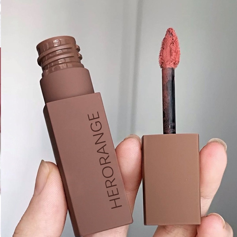 Son Kem Lì Herorange Màu Nhung Sương Mềm Mịn Lâu Trôi Mềm Môi Herorange® Matte Lip Color Son23 Diki