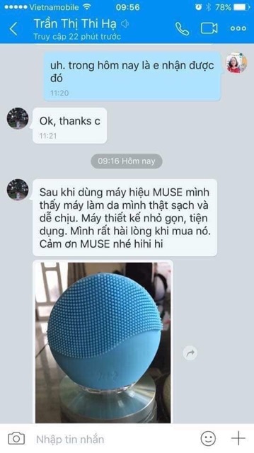 Máy rửa mặt muse