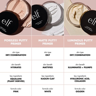 Kem lót Primer ELF Poreless Putty Universal Sheer