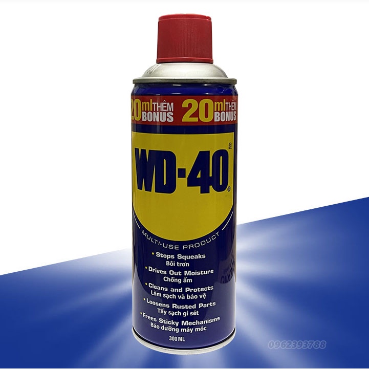 Dầu chống rỉ sét bôi trơn chống ẩm đa dụng WD-40 300ml