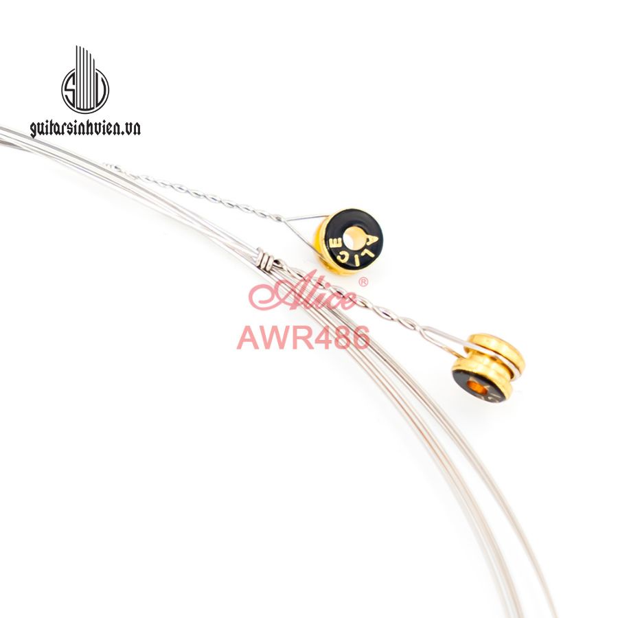 Dây Đàn Guitar Acoustic Alice AWR486 Chính Hãng - Dây Đàn Phủ Nano Cao Cấp - Dây Alice Chính Hãng
