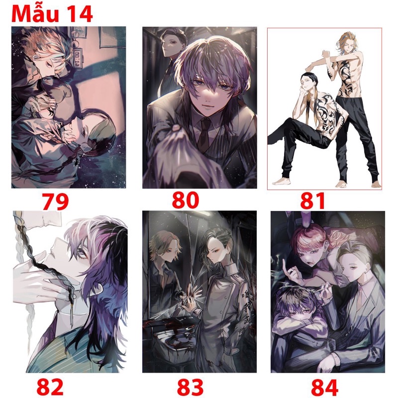 Ảnh poster treo takemichi ,mikey ,takashi mitsuya , tachibana naoto/ tranh ảnh tokyo revengers