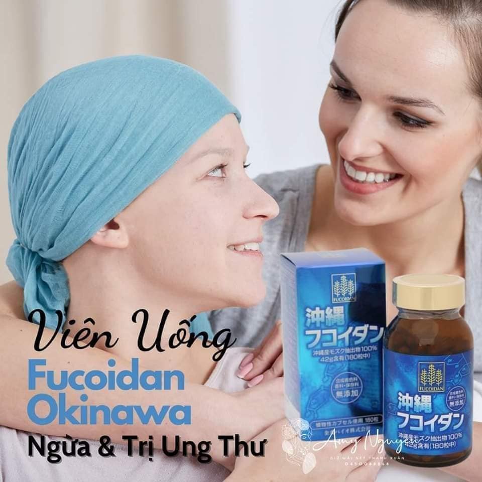 Viên Uống Hỗ Trợ Giảm Nguy Cơ Ung Thư Okinawa Fucoidan Nội Địa Nhật Bản 180 viên - SAKUKO