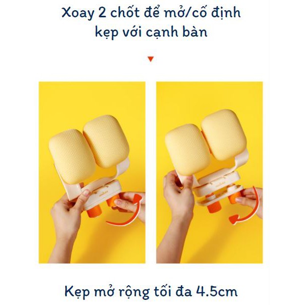 Chống gù lưng và cận thị cho trẻ em Boba Store Kẹp gắn bàn học cho học sinh giúp điều chỉnh tư thế đọc viết
