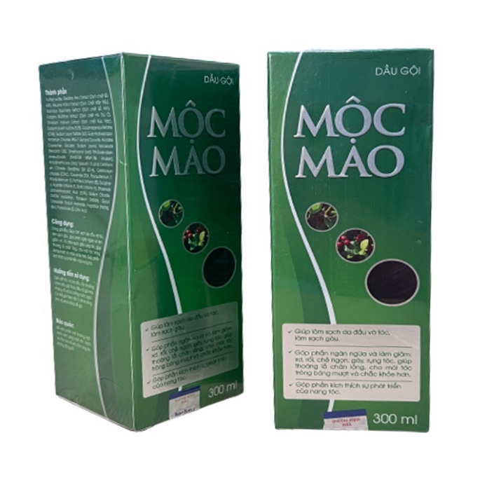 Dầu Gội Mộc Mao - Hỗ Trợ Góp Phần Ngăn Ngừa, Làm Giảm Xơ, Rối, Chẻ Ngọn, Gãy Rụng Tóc - 300ml - TKMN