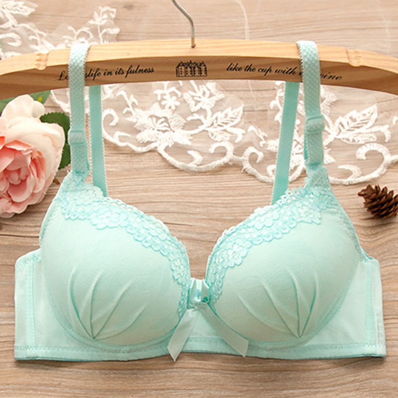 Áo ngực viền ren không gọng thoải mái cho nữ