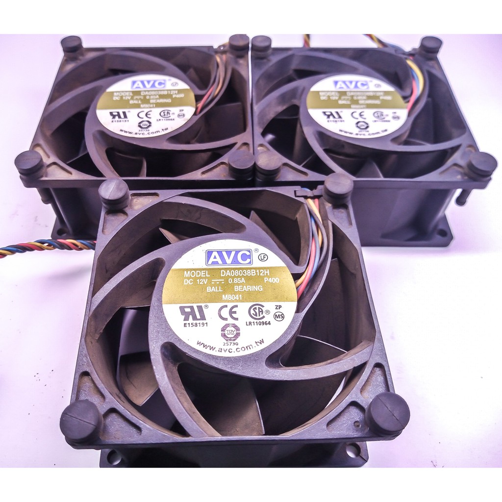 QUẠT CPU MÁY BỘ 8CM  12V CHẠY BI(BALL BEARING) SIÊU BỀN (FAN CPU)