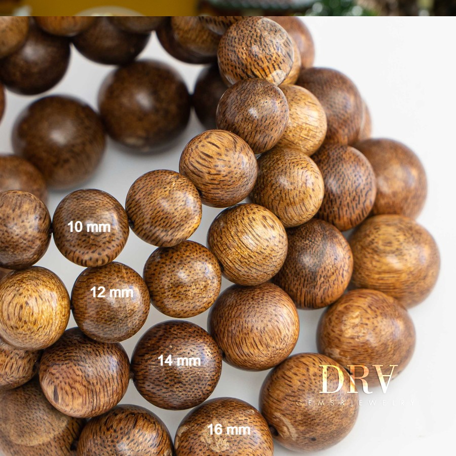 🍀🍀🍀 Vòng Tay Trầm Hương Tốc Tự Nhiên Hạt Tròn  (10 - 18mm) Nam Nữ | BigBuy360 - bigbuy360.vn