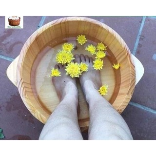 Chậu ngâm chân có hạt massa