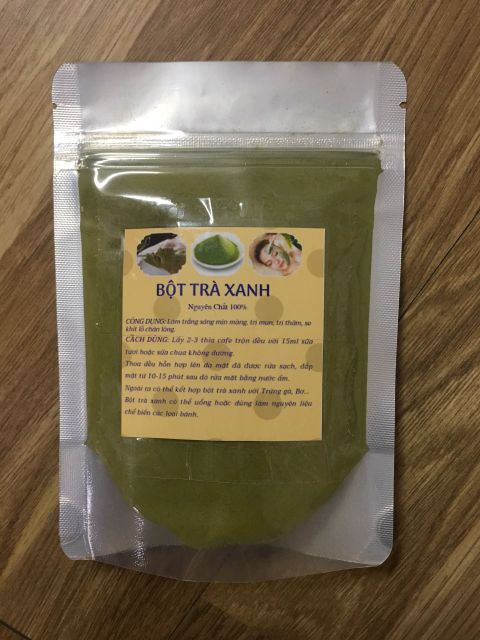 50gr bột trà xanh  thái nguyên (giá sỉ)