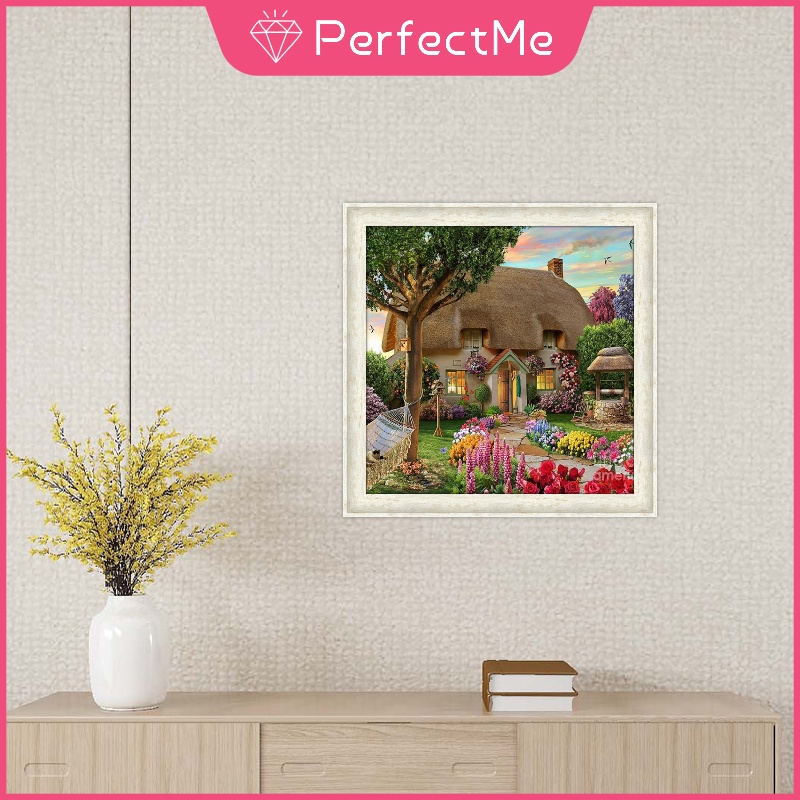 Bộ tranh đính đá 5D tự làm hình chim công 30x30cm