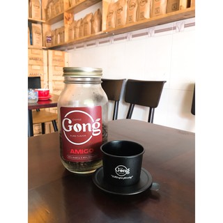 [COMBO 1KG AMIGO KÈM PHIN] Cà phê nguyên chất GONG COFFEE (500g / 2bịch)