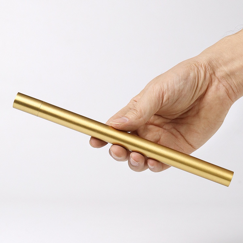 Ống Đốt Trầm Hương Bằng Đồng Thau 10g Dài 5g Phong Cách Cổ Điển